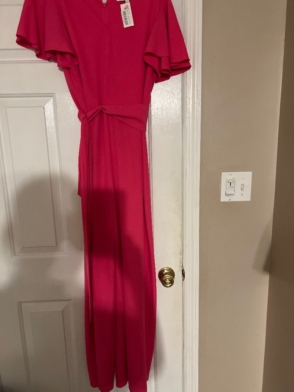 NWT Pink Cocktail Style Jumpsuit